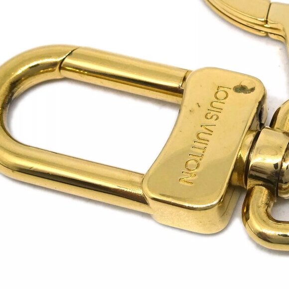 Louis Vuitton Anokre Bag Charm Key Holder Gold M62694 Small Good 134058 - Picture 2 of 4